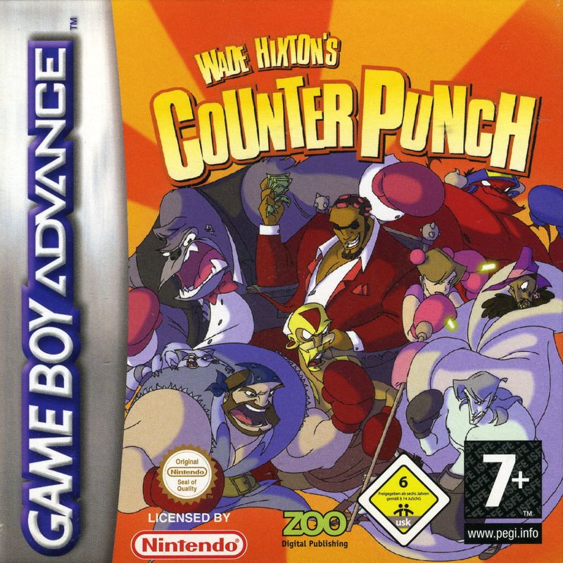 Wade Hixton's Counter Punch box art for GameBoy Advance